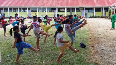 Photo of TMMD Perkenalkan Beladiri Yongmoodo Kepada Anak-Anak Desa Doda