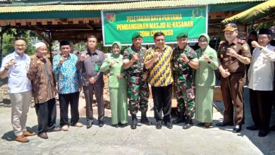 Photo of Peletakan Batu Pertama Mesjid Al-Hasanah Oleh Danrem