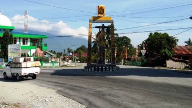 Photo of Tampa Rambu,Jalan Masuk Bandara Berpotensi Laka Lantas