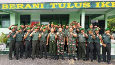 Photo of Dandim Kekoramil,Semangatakan Para Babinsa