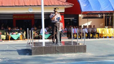 Photo of Kapolres Pimpin Upacara HUT Satpam Ke-39