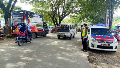 Photo of Satlantas Polres Poso Gencar Lakukan Himbauan Cegah Penyebaran Covid-19