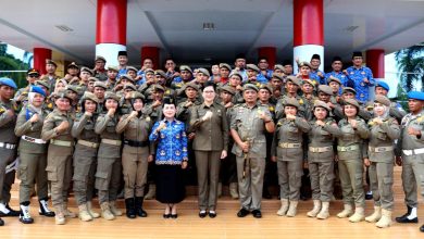 Photo of Pol PP KE-74 dan Damkar KE-105 serta Hut Linmas KE-62